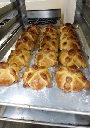 Una foto de Pan de muerto
