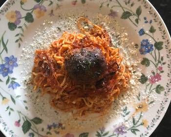 Latest Recipe Baked Spaghetti with Turkey Meat Balls Home Style
