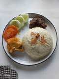Nasi lemak pakai presto