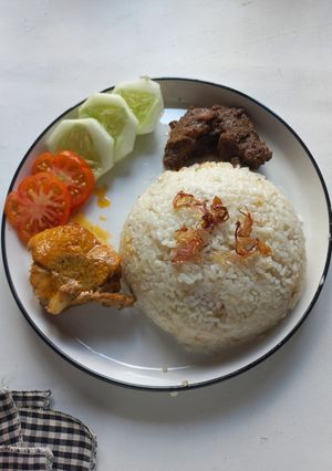 Foto resep Nasi lemak pakai presto