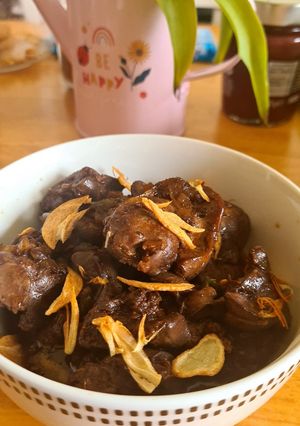 Foto resep Hati Ayam masak ala Filipino (Adobong Atay Ng Manok)