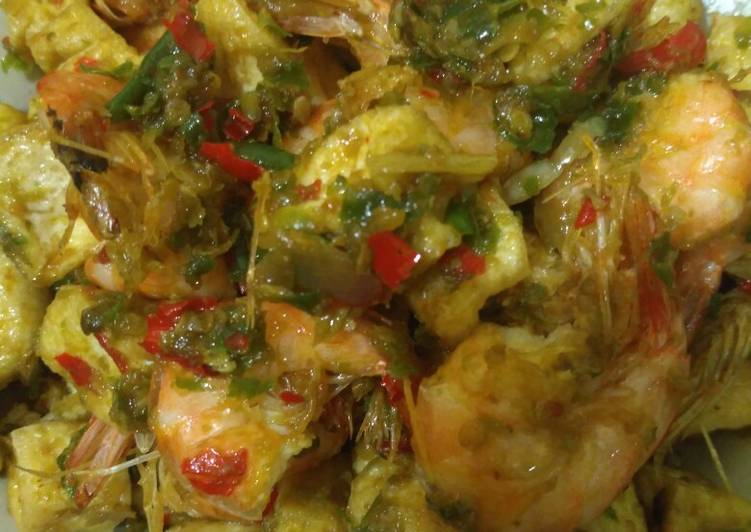Resep Udang + Tahu cabe ijo, Sempurna