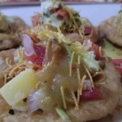 A picture of Papri chat.
