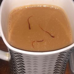 A picture of Keshariya chai.