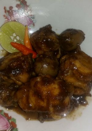 Foto resep Ayam Kecap Telur Spesial