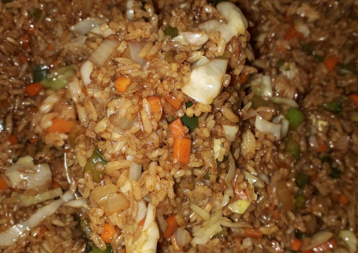 Arroz frito sencillo