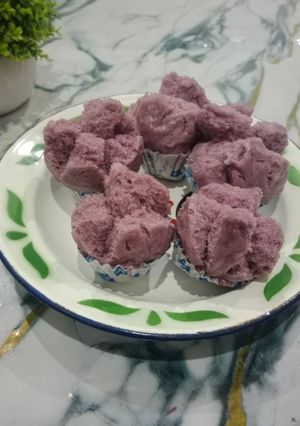 Foto resep Bolu Kukus Ubi Ungu 🍠💜