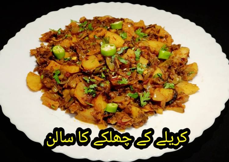 Karelay Ke chilkay Ka mazeedar Salan