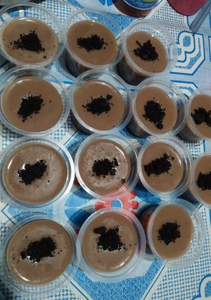 Foto resep Silky puding milo sederhana