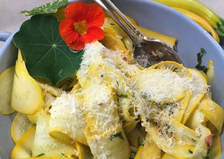 How to Make Homemade Courgette Glut Carpaccio