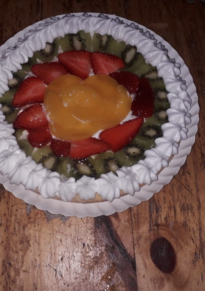 Una foto de Tarta Frutal!!🍓🥝🍊