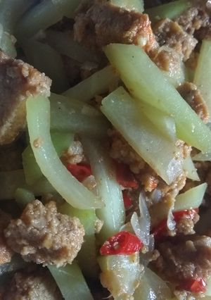 Foto resep Labu tumis oncom