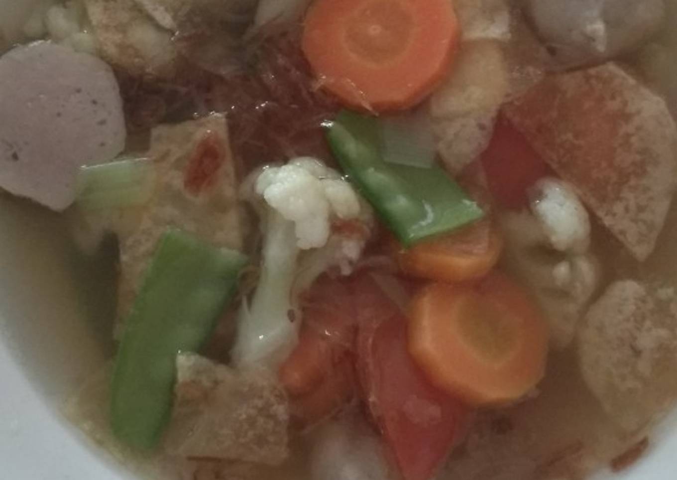 Sup sayur sederhana