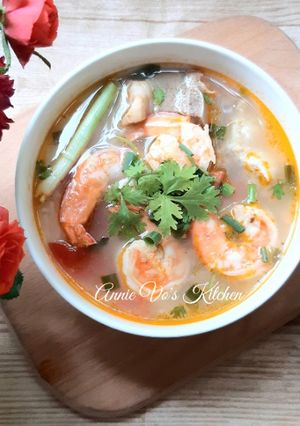 Hình của món Bún tôm.