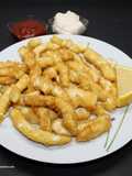 Rabas de calamar a la andaluza con "Truco"
