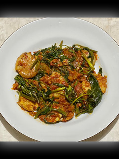 Foto resep Jengkol Kangkung Balado