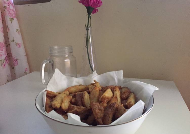 Cara Memasak Fried Potato Wedges yang Enak