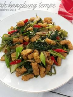 Foto resep Cah Kangkung Tempe
