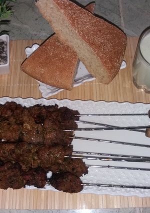 صورة لوصفة قطبان باللحم فوق المشوات بطريقة صحراوية
