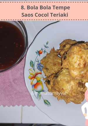 Foto resep 8. Bola Bola Tempe Saos Cocol Teriaki