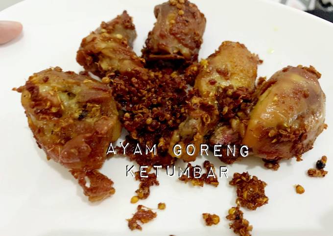 Langkah Mudah untuk Menyiapkan AYAM GORENG KETUMBAR 🤍 Anti Gagal