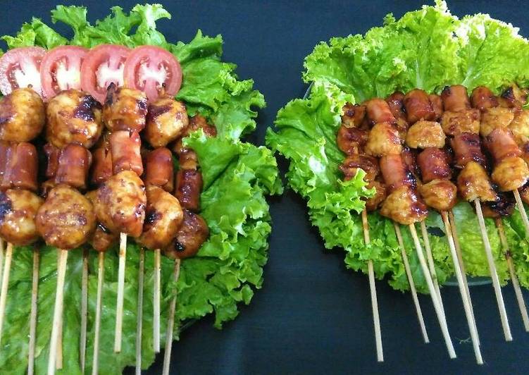 Recipe of Blends Sate Bakso Sosis
