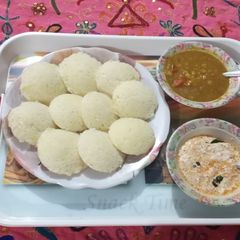 A picture of Instant soft and spongy idli.
