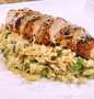 Simple Way Make Recipe Lemon Garlic Basil Orzo with Grilled Chicken that is Perfect, So Delicious}