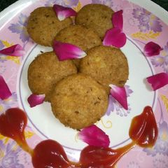 A picture of Rice tikki.
