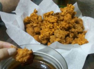 Una foto de Pollo frito picante