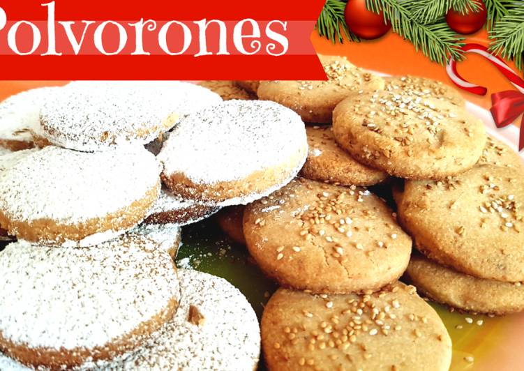 Como hacer polvorones caseros de almendra riquísimos