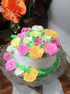 Foto resep Flower cake