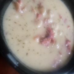 A picture of Country Ham Hock Dumplings.