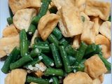 Tumis tahu kacang panjang