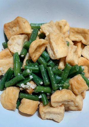 Foto resep Tumis tahu kacang panjang