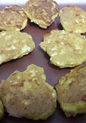 Una foto de Buñuelos de garbanzos y ricota