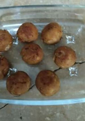 A picture of Persian Potato and Meat Balls.
