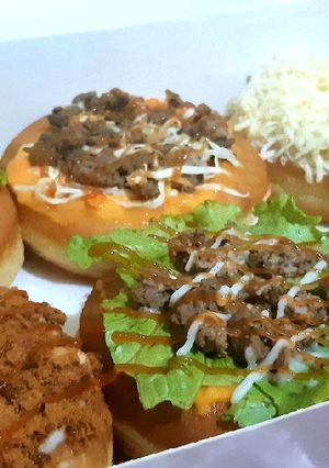 Foto resep Donat topping daging