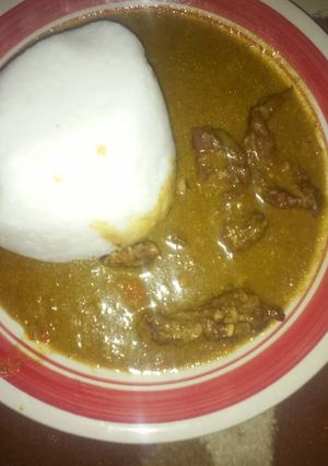 A picture of Tuwon shinkafa miyyar kuka.
