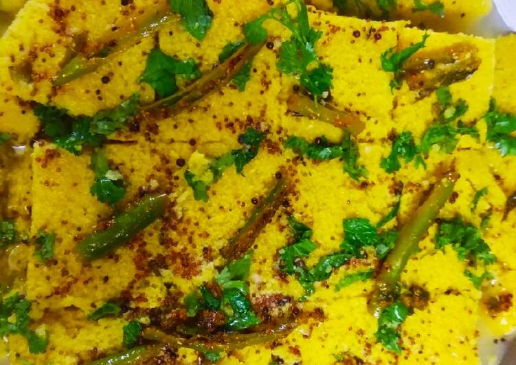 Healthy Recipe of Besan Dhokla
