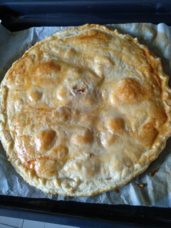 Una foto de Empanada de atún con pisto