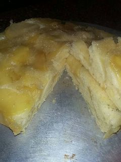 Una foto de Torta de Manzana invertida