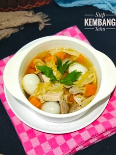 Foto resep Sup Kembang Tahu