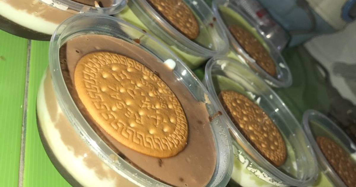  Resep  Puding  Coklat  Keju Regal 3 Layer ft Milo  Matcha oleh 