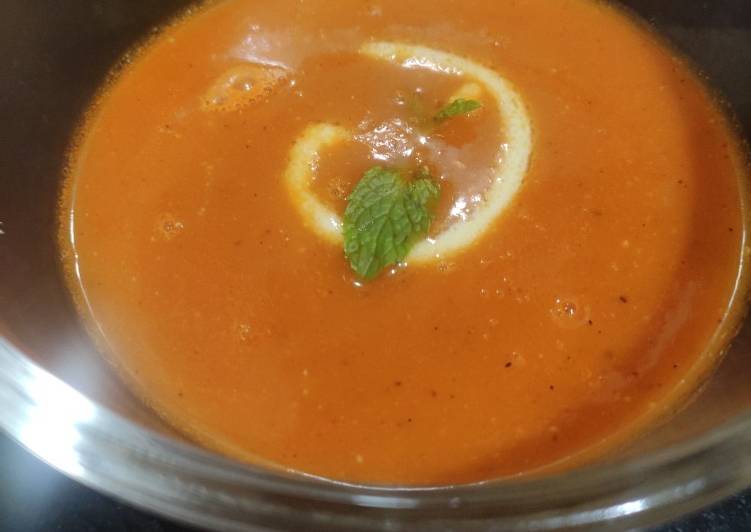 Recipe of Homemade Tomato soup