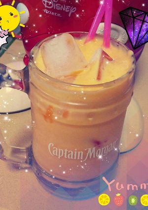 Una foto de Batido condensado de mango