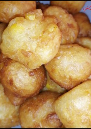 A picture of Cream-style sweetcorn fritters.