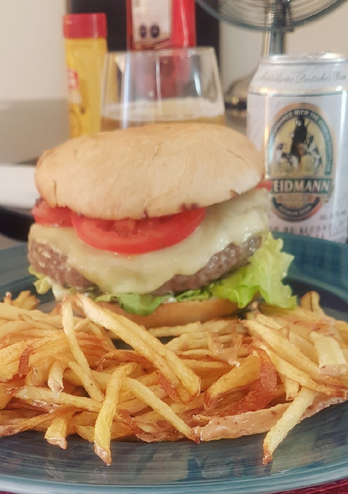 Una foto de Hamburguesa Casera