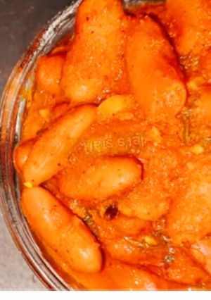 A picture of Rajma curry.