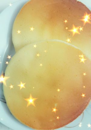 A picture of Japanese fluffy pan cake.